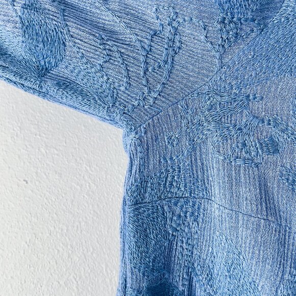 Soft Surroundings Cecile Embroidered Floral Tunic Size M - Picture 12 of 14